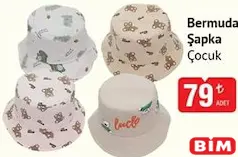 BERMUDA ŞAPKA ÇOCUK BERMUDA ŞAPKA ÇOCUK